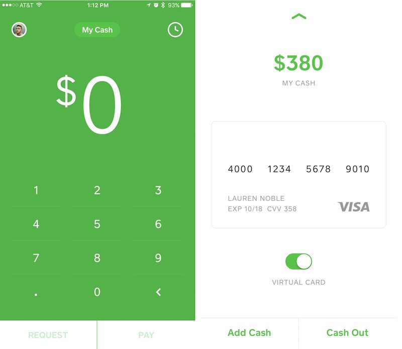 fake cash app screenshot