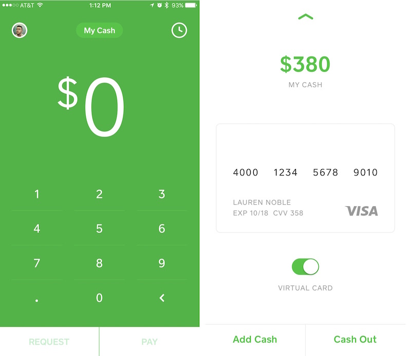 Square Cash Enables Online Shopping Through Virtual Visa Debit Cards - MacRumors