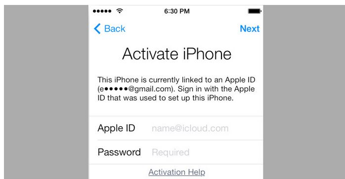 how to get icloud email on locked iphone