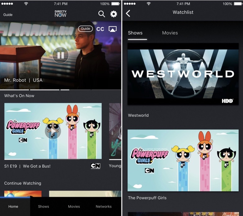 'DirecTV NOW' Launches on the iOS and Apple TV App Stores ...