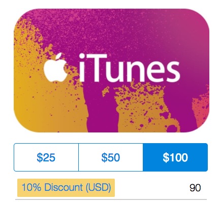 PayPal Offering 10 Off iTunes Gift Cards Through Holidays