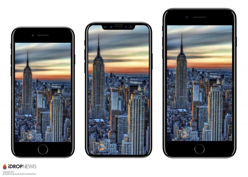 'iPhone 8' Renders Offer Direct Size Comparisons With iPhone 7 and