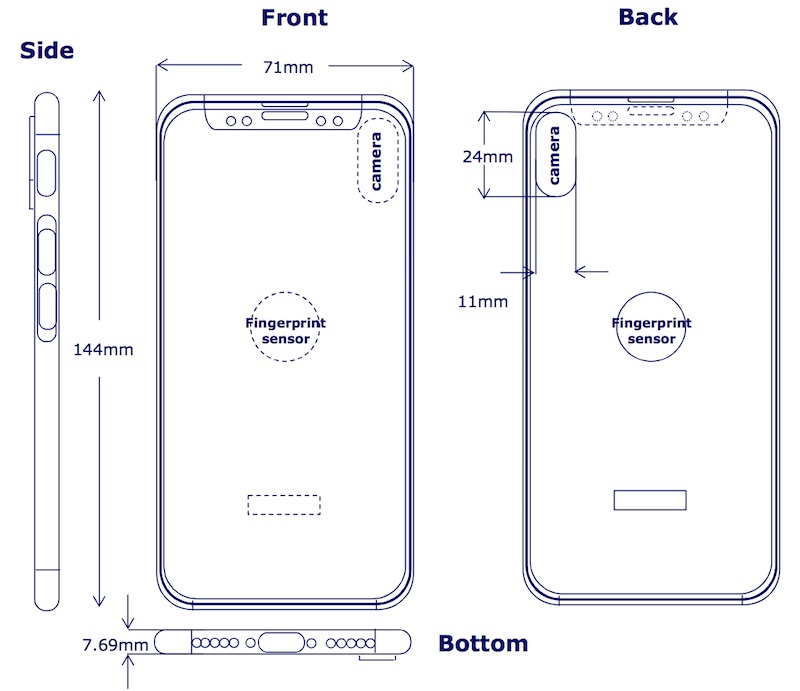 Latest iPhone 8 leak offers detailed dimension information ...