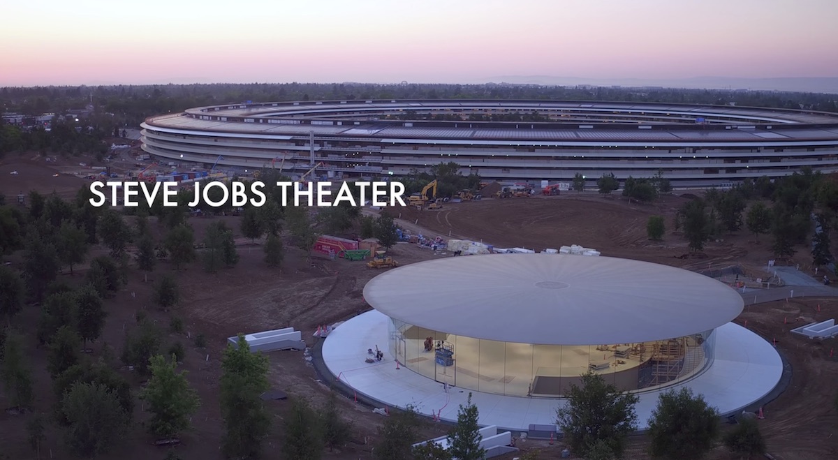 photo of New Apple Park Drone Video Shows Off Steve Jobs Theater as Lobby Lights Up image
