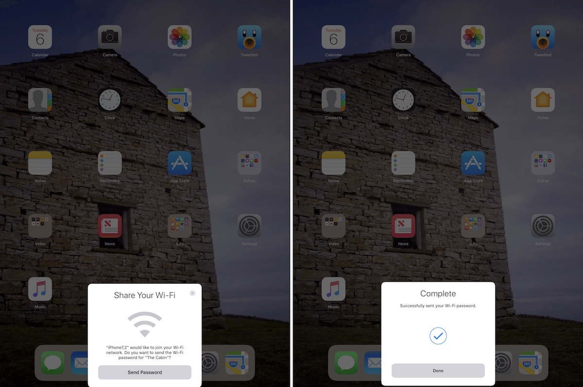 iOS 11 Makes it Easy to Share Your Wi-Fi Password With Nearby Friends
