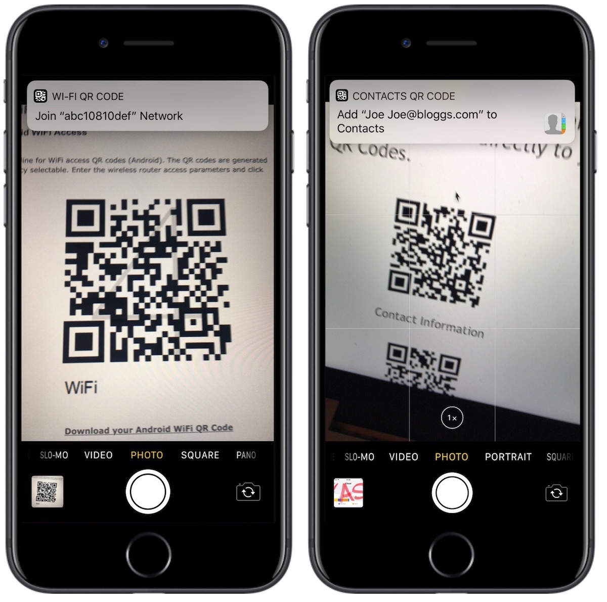 apple qr code scanner