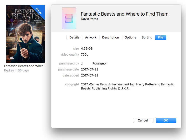 Movies For Apple Ipod Fantastic Beasts And Where To Find Them (2016)