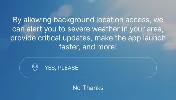 AccuWeather for iOS Sending Location Data to Monetization Company Even When Location Sharing is Off 