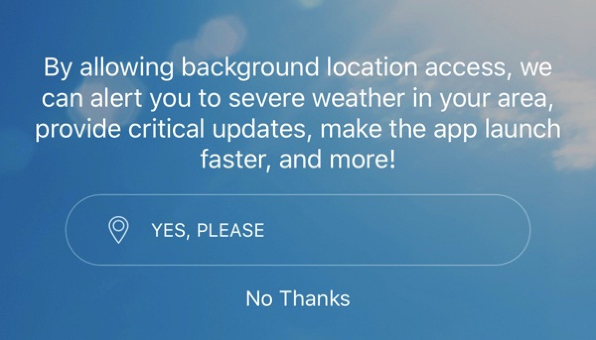 photo of AccuWeather for iOS Sending Location Data to Monetization Company Even When Location Sharing is Off image