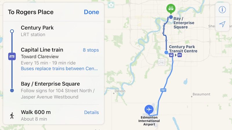 Directions To Edmonton Alberta Apple Maps Transit Directions Now Available In Edmonton, Alberta | Ts. Dr.  Mohd Nur Asmawisham Bin Alel