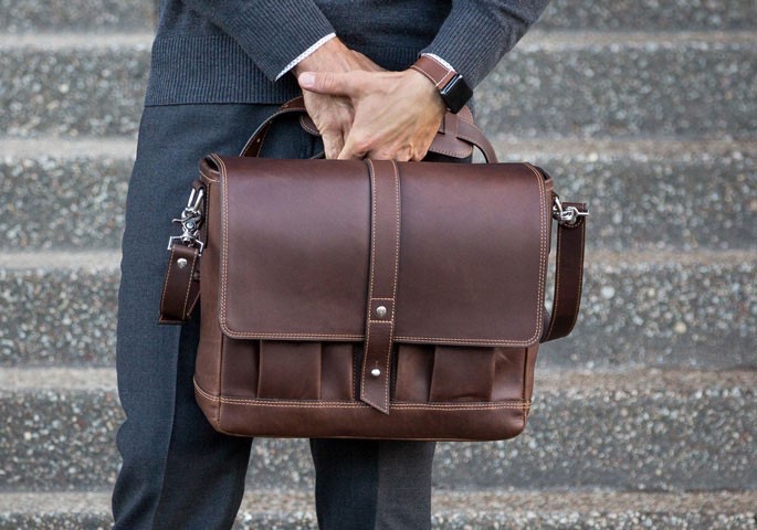 Pad & Quill Announces New Attaché Leather Messenger Bag - MacRumors