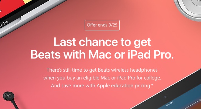 apple student macbook beats