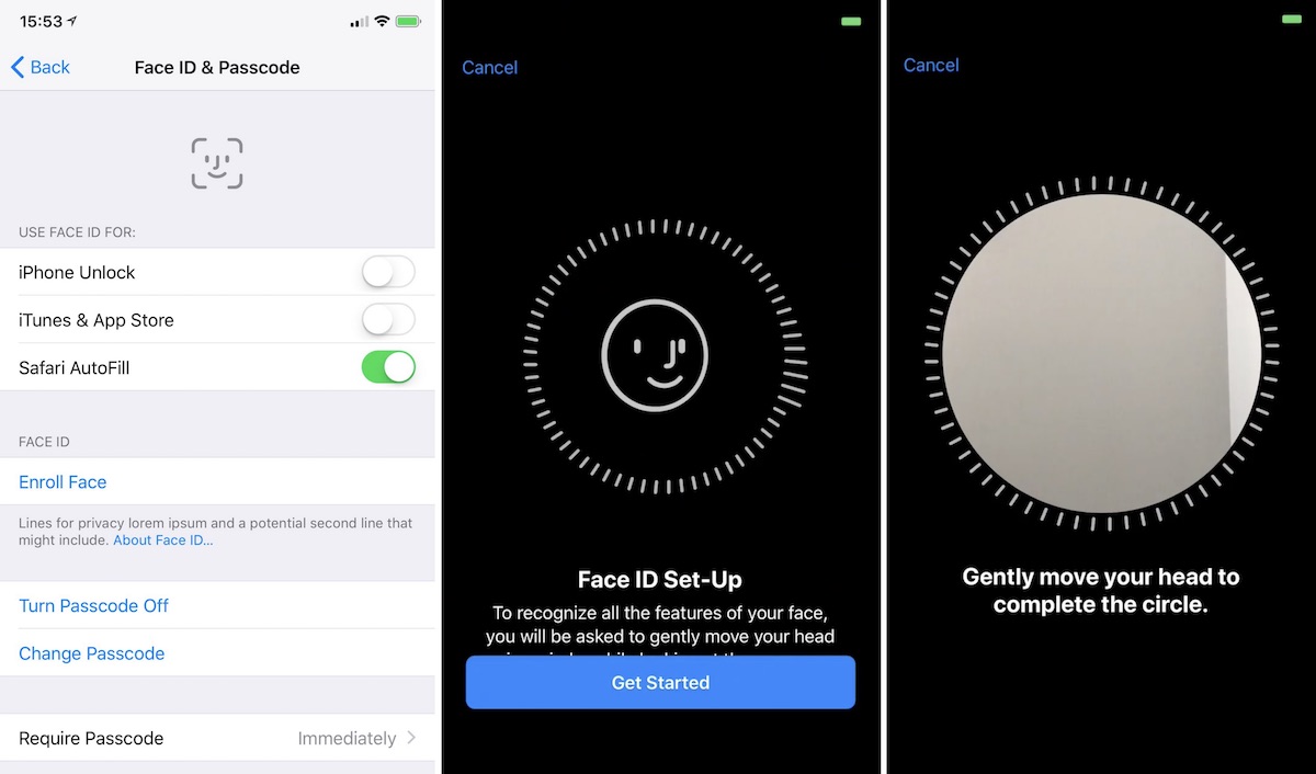 Face Id Setup On Iphone