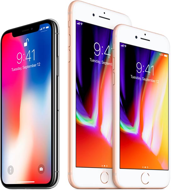 Iphone X Vs Iphone 8 And 8 Plus Display Sizes Cameras Battery Life