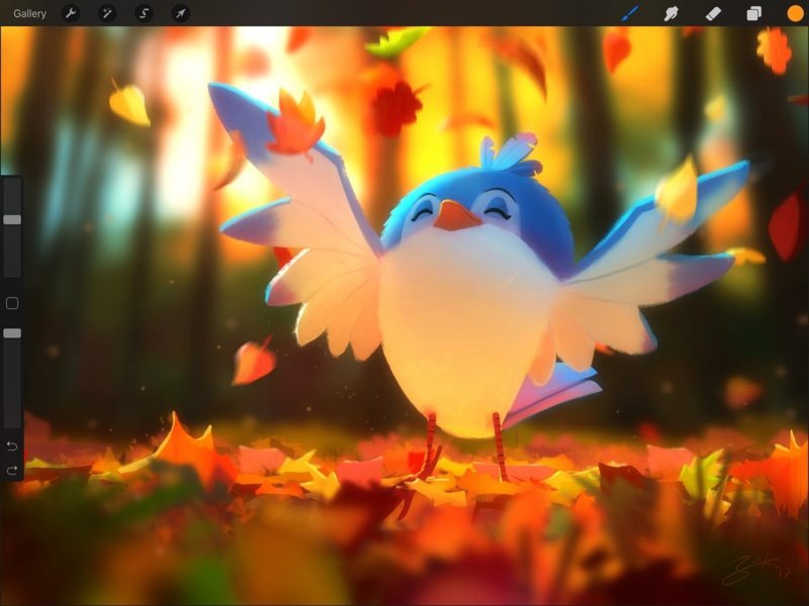 Procreate 4 for iPad Offers New Painting Engine Layer 