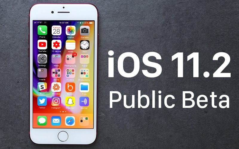 Apple vydal 2. betu iOS 11.2 pro testery mezi veřejností