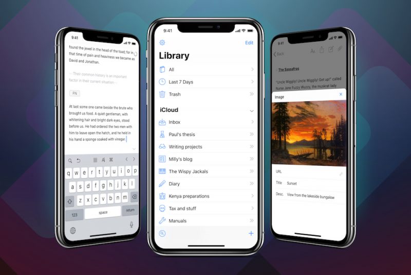Writing App 'Ulysses' Gets iPhone X Redesign and Face ID ...