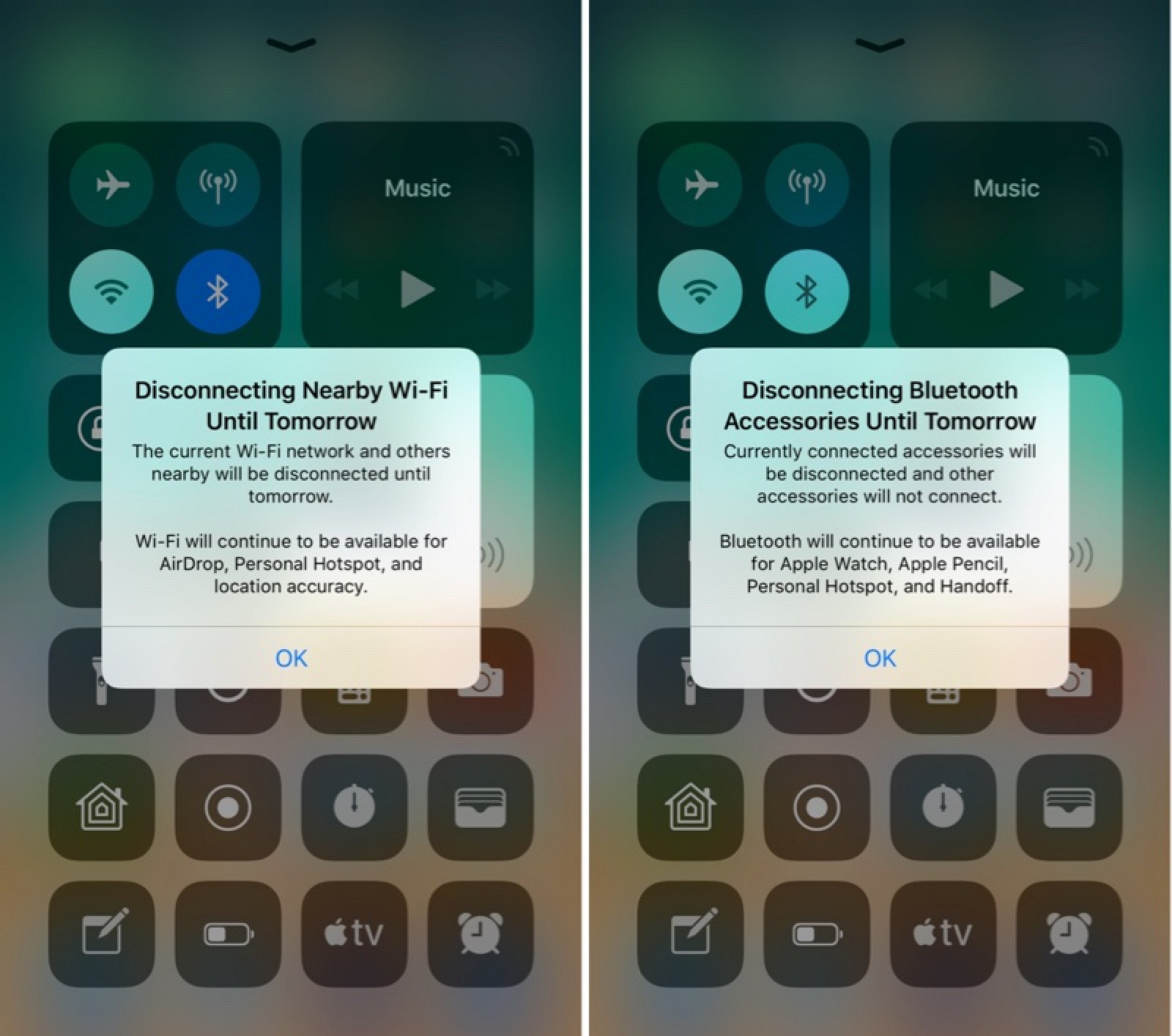 photo of iOS 11.2 Beta 3 Introduces Pop-up to Explain Control Center Wi-Fi/Bluetooth Functionality image