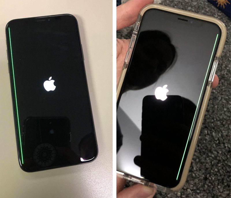 my iphone screen lights up but no display