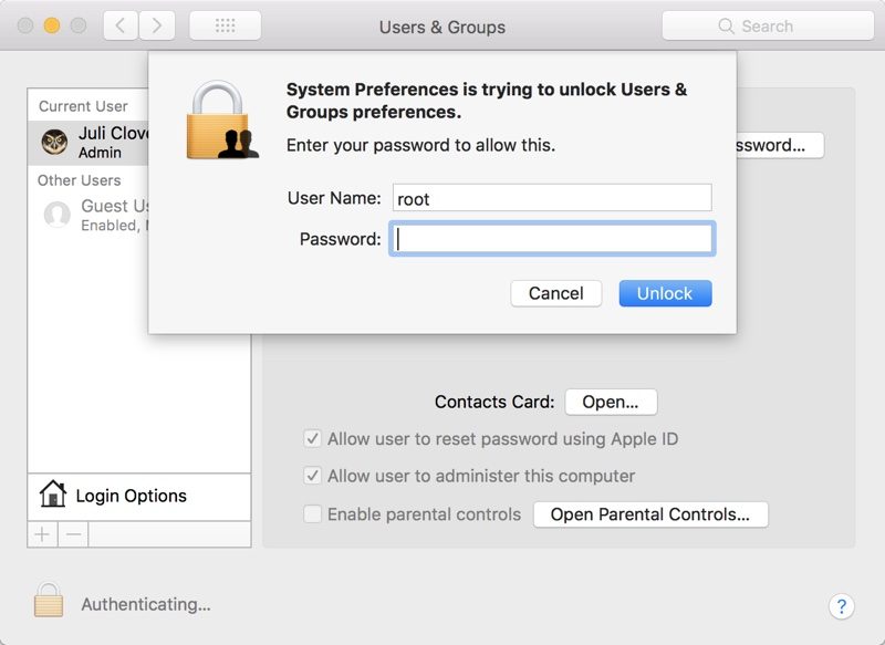 how to find your administrator password on mac