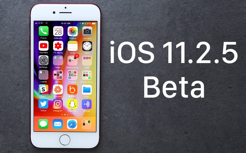 Apple Seeds Second Beta of iOS 11.2.5 to Developers