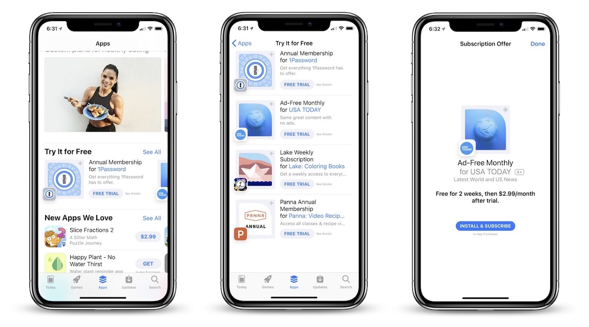 Apple Promotes Subscription-Based Apps With Free Trials in ...