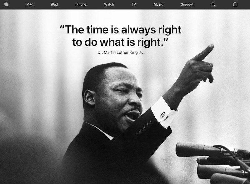 Apple and Tim Cook Honor the Life of Dr. Martin Luther King, Jr.