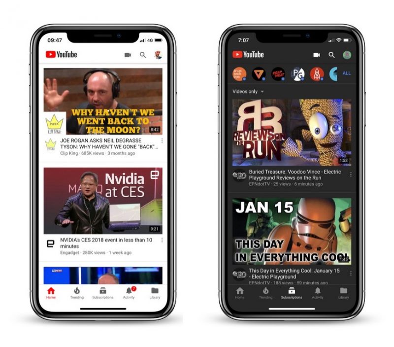 YouTube Currently Testing New Dark Mode for Mobile iOS App ...