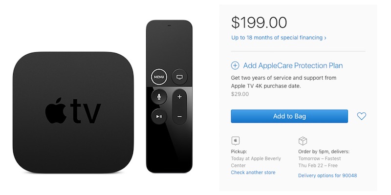 Apple TV 4K With 64GB is Back in Stock After Extended Shipping Delays