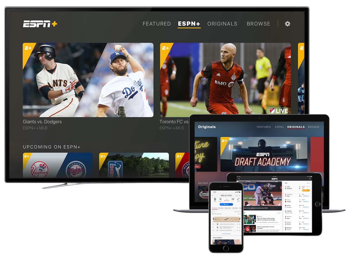 ESPN+ Streaming Service Launches in Redesigned ESPN App