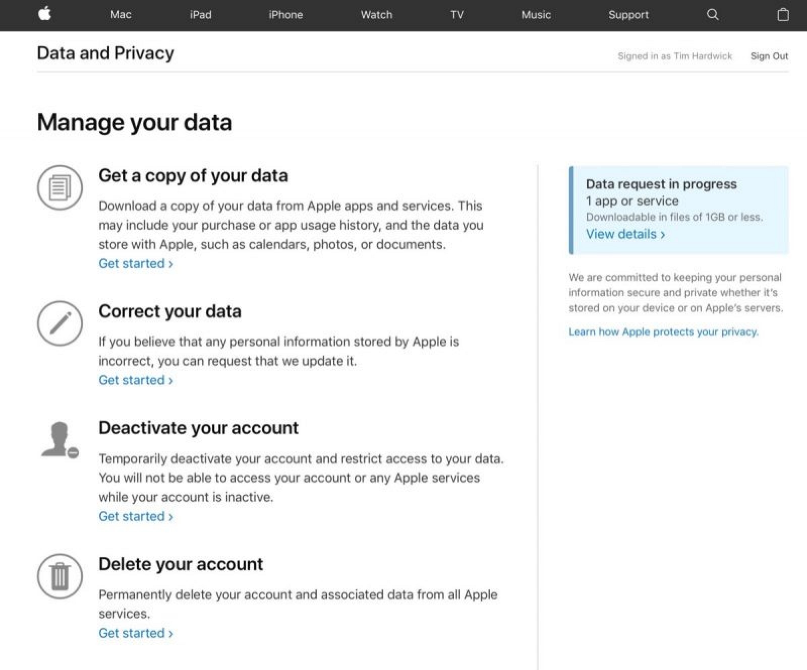 photo of Apple Launches New Data & Privacy Website image