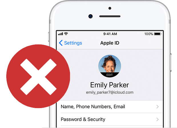 how to delete phone number from apple id account