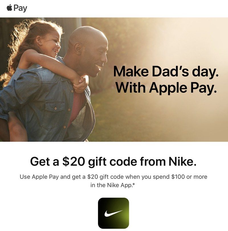 nike store apple pay