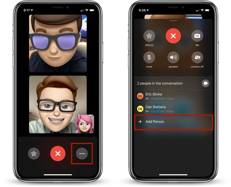 How to Make a Group FaceTime Call on iOS 12 - MacRumors