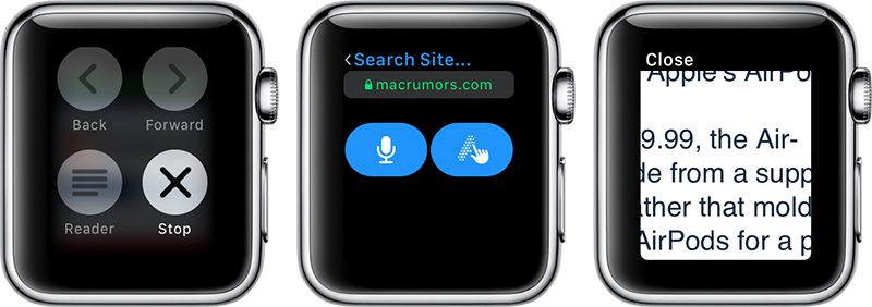 How to Browse the Internet on Apple Watch Through watchOS 5's WebKit