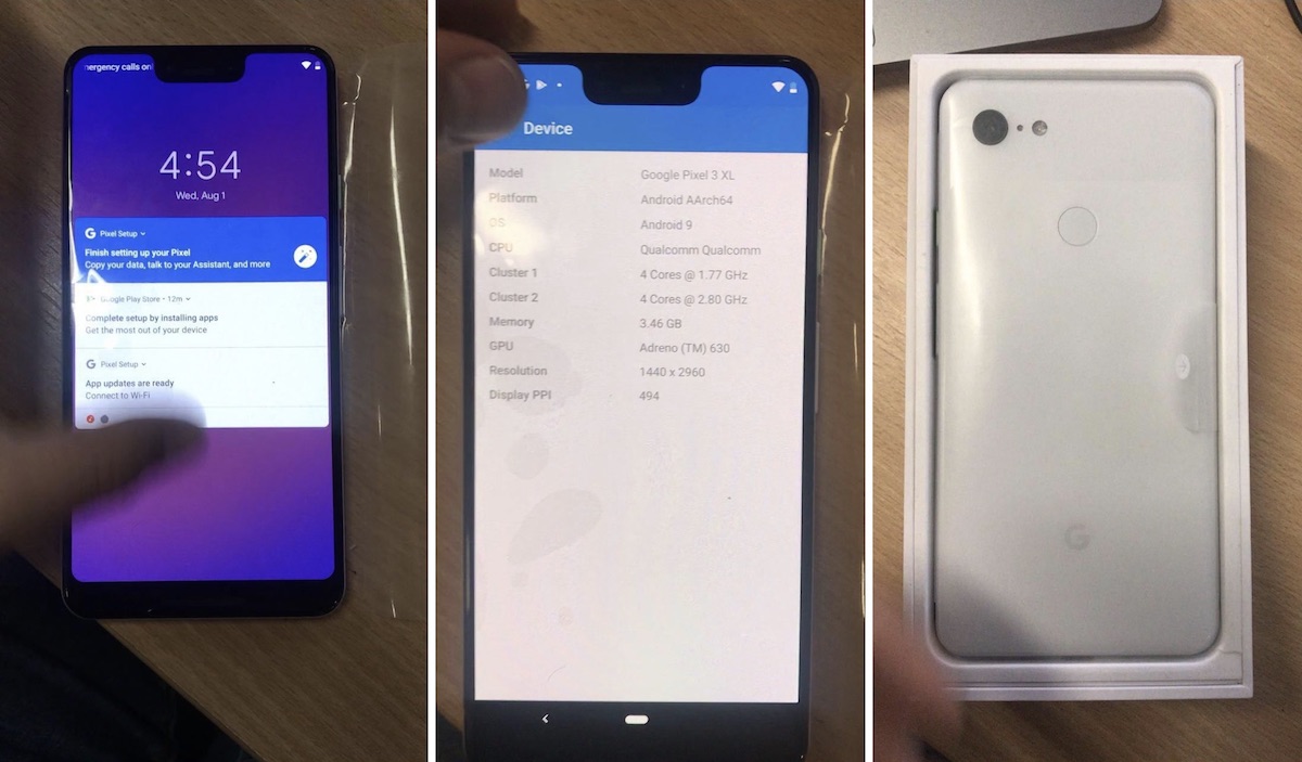 photo of Google Pixel 3 XL Production Unit Leak Reveals Taller iPhone X-Like Notch image