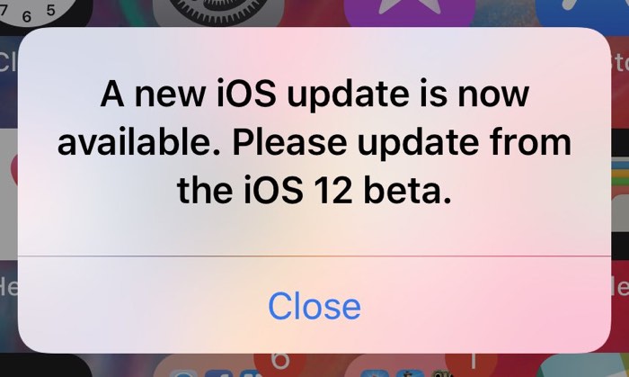 newest ios update