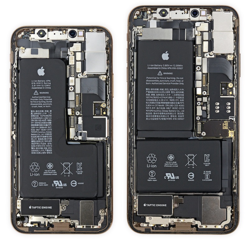 iFixit: iPhone XS Has 'Notched' Battery and iPhone XS Max ...