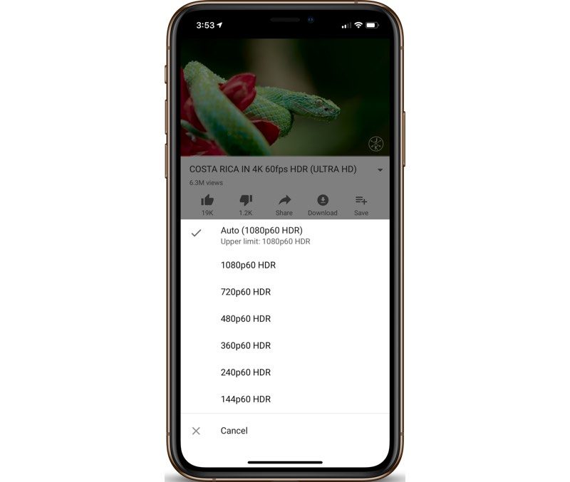 Youtube App 更新：iPhone 11 Pro 與 iPhone Pro Max 用戶終於可觀賞 HDR 視頻了！ 1