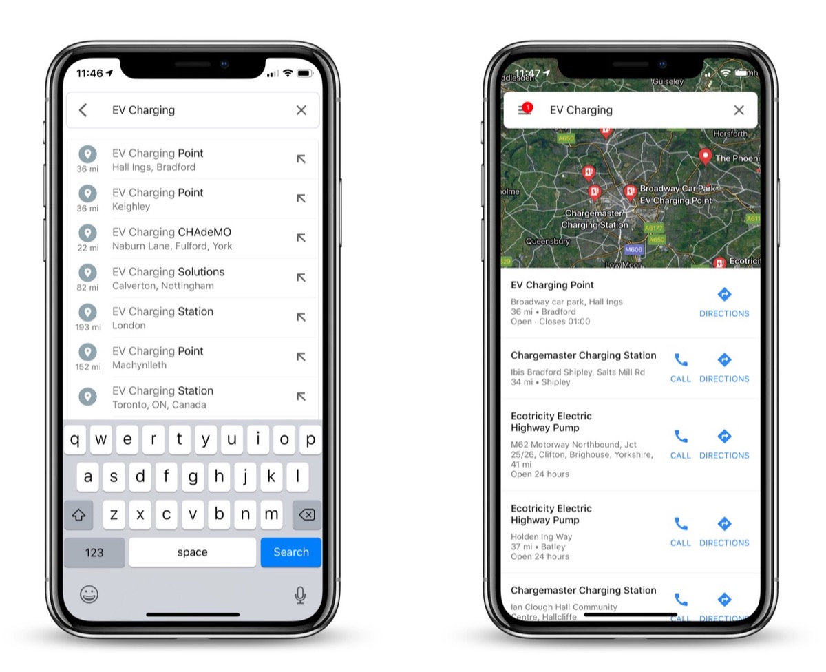 Google Maps Can Now Help Users Find Electric Vehicle Charging Google Maps Can Now Help Users Find Electric Vehicle Charging Stations