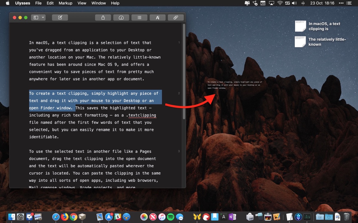 clipping on mac