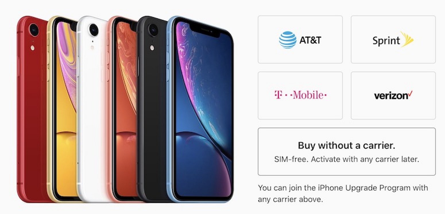 photo of iPhone XR Now Available SIM-Free in the United States image