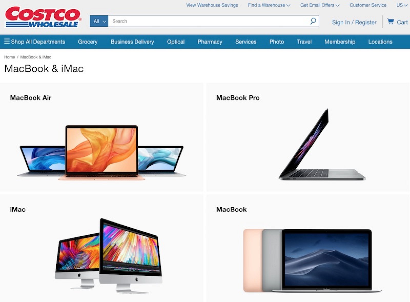 photo of Costco Begins Selling Select Macs on Web at $50 to $200 Discount image