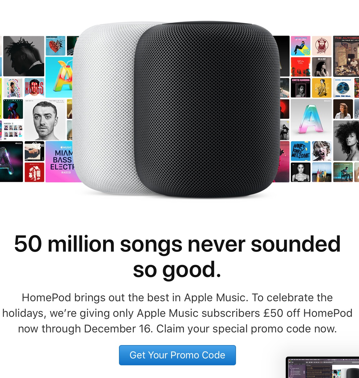 photo of Apple Offering Discounts on HomePod to Apple Music Subscribers image