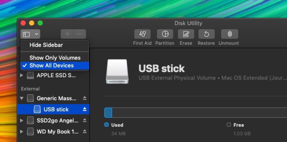 i need to format my usb drive for mac