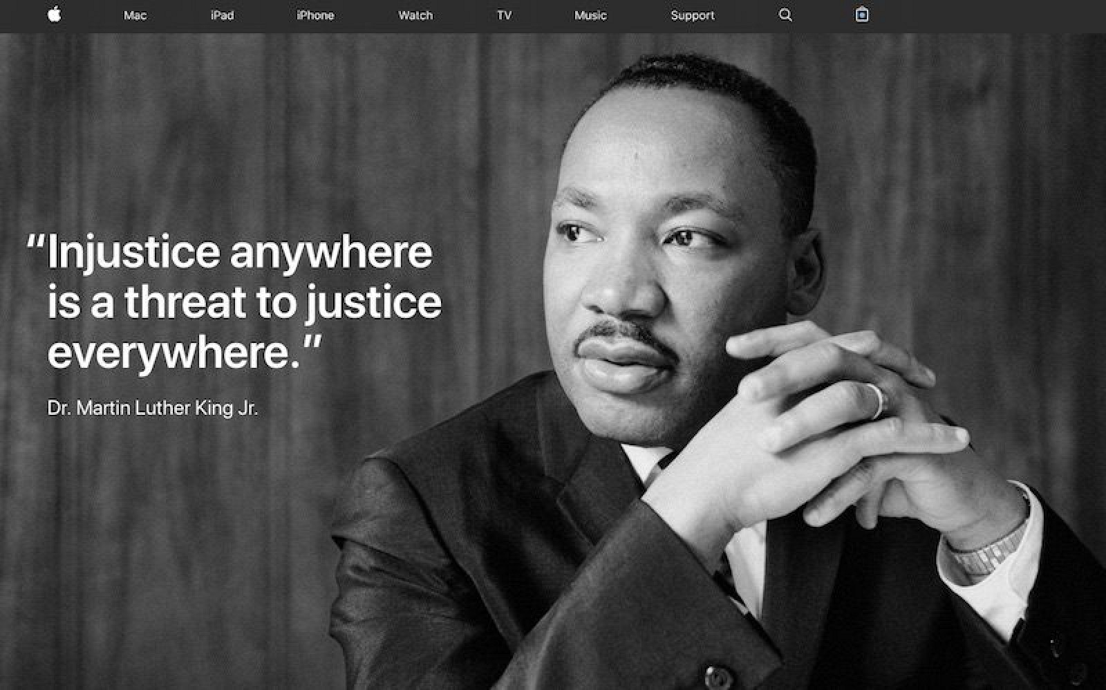 photo of Apple and Tim Cook Commemorate Dr. Martin Luther King, Jr. image