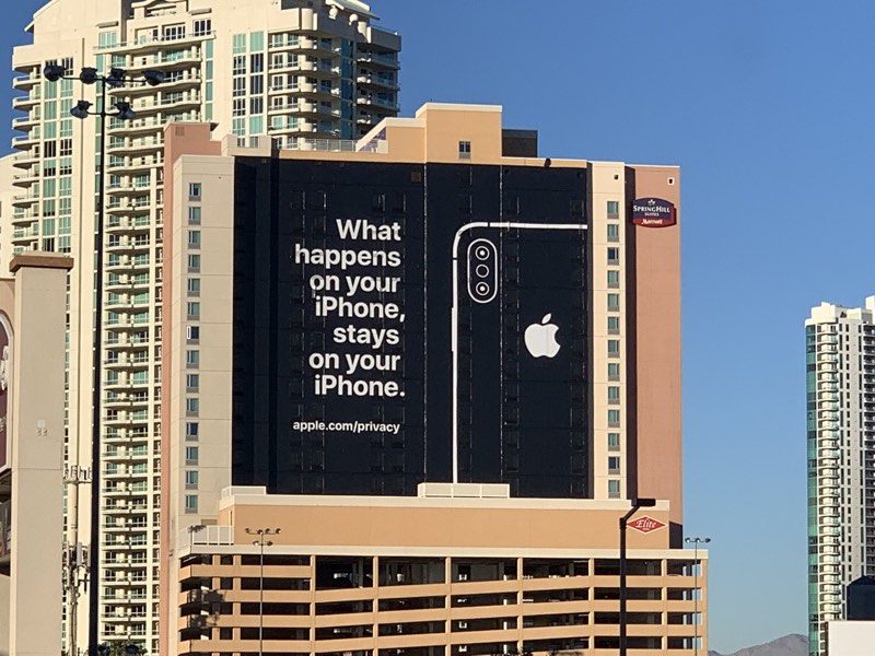 Ahead of CES, Apple Puts Up Billboard Touting Privacy in Las Vegas - MacRumors