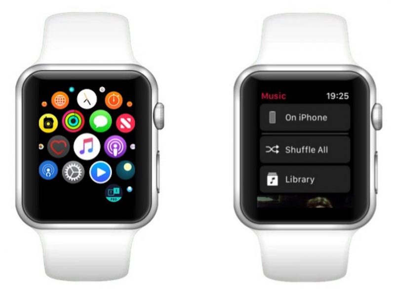 如何在 Apple Watch 上使用收听音乐？