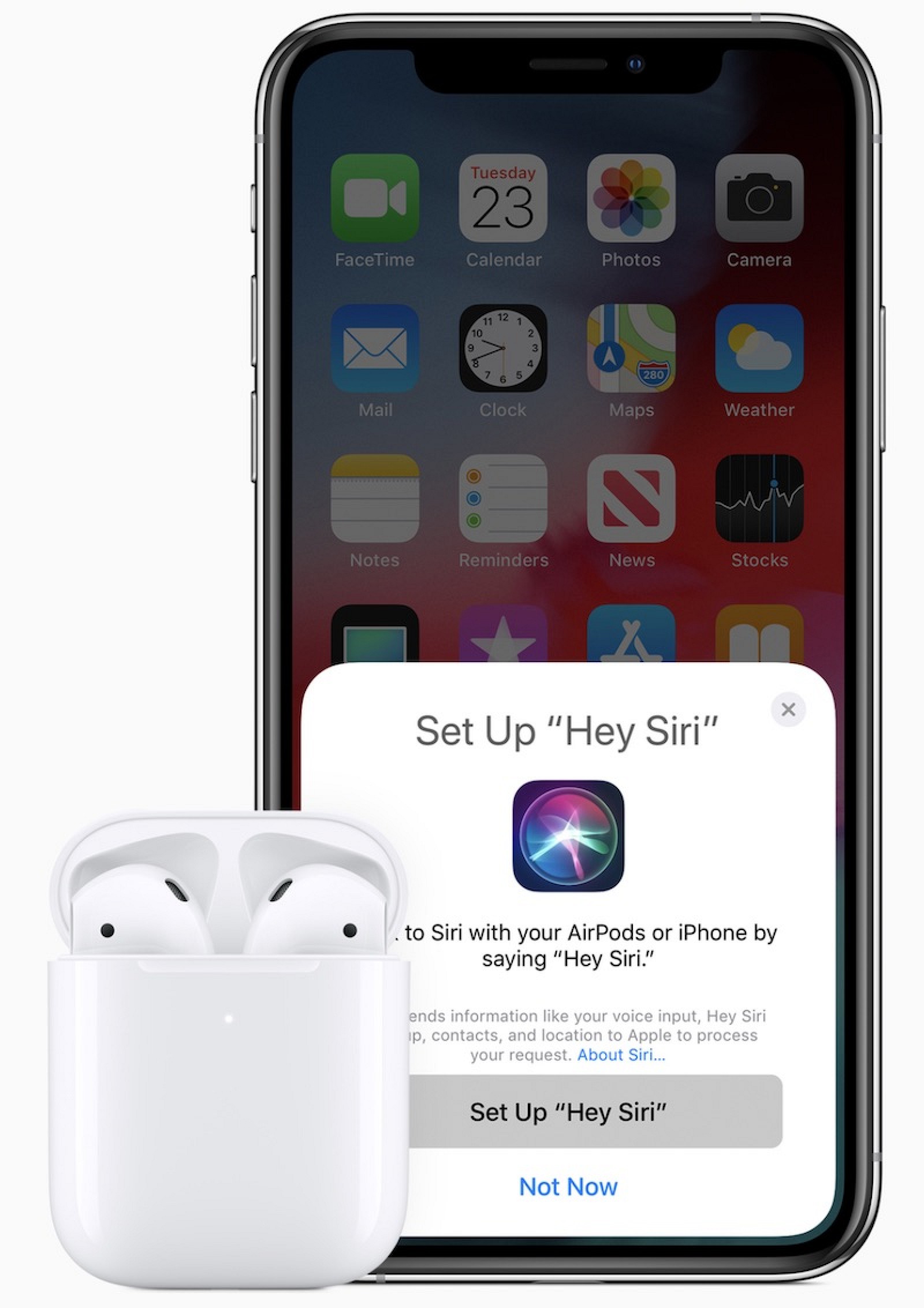photo of New AirPods Launch With H1 Chip, Hey Siri, 50% More Talk Time, and Optional Wireless Charging Case image