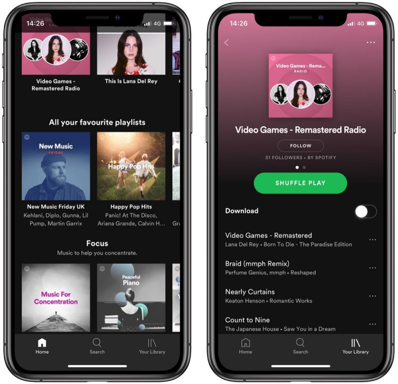 Spotify app changes 2019 2020